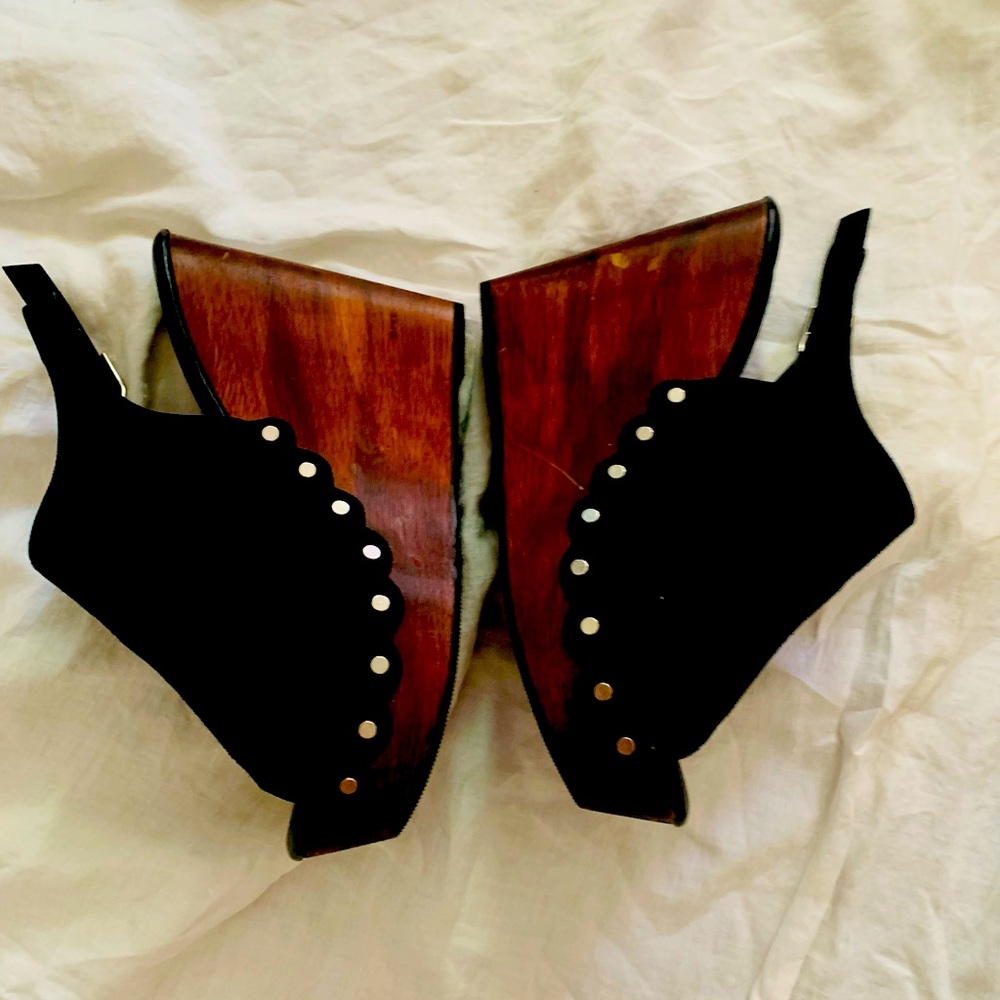 Size 10 black torrid wedges